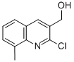 Structure of (2-CHLORO-8-METHYLQUINOLIN-3-YL)METHANOL