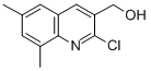 Structure of 2-CHLORO-6,8-DIMETHYLQUINOLINE-3-METHANOL