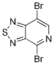 4, 7-二溴-[1, 2, 5] 噻二唑并 [3, 4-C] 吡啶结构式