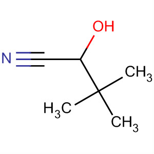 Butanenitrile, 2-hydroxy-3,3-dimethyl-结构式