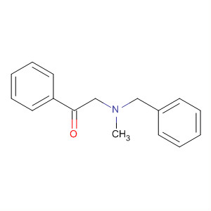 Structure of Ethanone, 2-[methyl(phenylmethyl)amino]-1-phenyl-