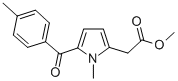 Structure of methyl 1-methyl-5-(4-methylbenzoyl)-1H-pyrrole-2-acetate