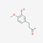 3-(3-HYDROXY-4-METHOXYPHENYL)-PROPIONALDEHYDE结构式