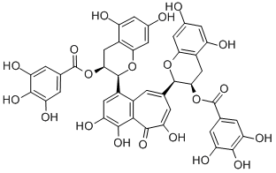 Structure of THEAFLAVINE-3,3-DIGALLATE