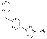 Structure of 4-(4-PHENYLSULFANYL-PHENYL)-THIAZOL-2-YLAMINE