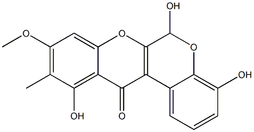 Structure of 9-O-Methyl-4-hydroxyboeravinone B