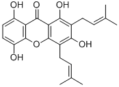 Structure of 1,3,5,8-Tetrahydroxy-2,4-bis(3-methyl-2-butenyl)-9H-xanthen-9-one