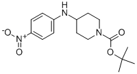 tert-butyl 4-(4-nitroanilino)tetrahydro-1(2H)-pyridinecarboxylate结构式