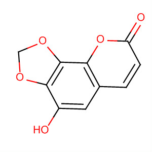 Structure of 8H-1,3-Dioxolo[4,5-h][1]benzopyran-8-one, 4-hydroxy-
