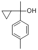 alpha-cyclopropyl-alpha-4-dimethylbenzyl alcohol结构式