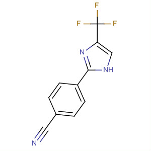 Structure of Benzonitrile, 4-[4-(trifluoromethyl)-1H-imidazol-2-yl]-