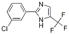 Structure of 1H-Imidazole, 2-(3-chlorophenyl)-4-(trifluoromethyl)-