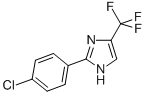 Structure of 2-(4-Chlorophenyl)-4-(trifluoromethyl)-1H-imidazole