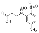 Structure of 2-beta-Carboxyethylamino-4-aminobenzenesulfonicacid
