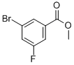 3-溴-5-氟苯甲酸甲酯结构式
