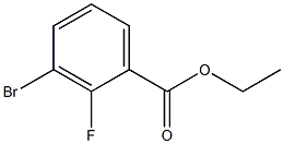Structure of 3-BROMO-2-FLUOROBENZOIC ACID ETHYL ESTER