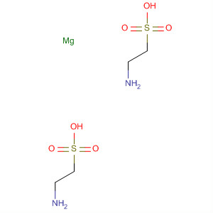 Structure of Ethanesulfonic acid, 2-amino-, magnesium salt (2:1)