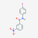 benzamide, N-(4-fluorophenyl)-3-nitro-结构式