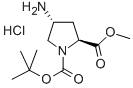 Structure of N-Boc-trans-4-amino-L-proline methyl ester hydrochloride
