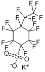 Structure of 1,2,2,3,3,4,5,5,6,6-decafluoro-4-(pentafluoroethyl)-cyclohexanesulfonicaci