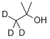 Structure of TERT-BUTANOL-1,1,1-D3