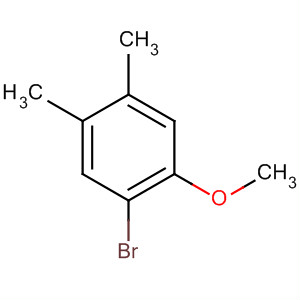 Structure of Benzene, 1-bromo-2-methoxy-4,5-dimethyl-