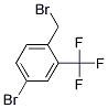 Structure of 4-broMo-1-(broMoMethyl)-2-(trifluoroMethyl)benzene