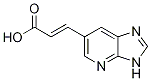 (2E)-3-(3H - 咪唑并 [4,5-B] 吡啶 - 6 - 基)-2 - 丙烯酸结构式
