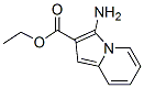 Structure of 2-Indolizinecarboxylicacid, 3-amino-, ethyl ester