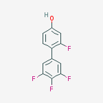 Structure of 2,3',4',5'-tetrafluoro-[1,1'-biphenyl]-4-ol
