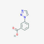 Structure of 3-(1H-1,2,3-triazol-1-yl)Benzoic acid
