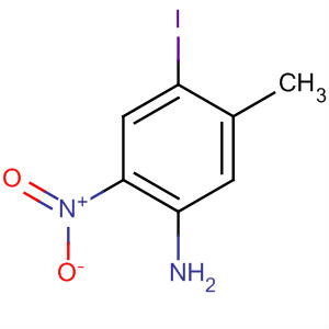 Structure of Benzenamine, 4-iodo-5-methyl-2-nitro-
