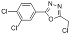 2-(CHLOROMETHYL)-5-(3,4-DICHLOROPHENYL)-1,3,4-OXADIAZOLE结构式