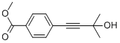 Structure of METHYL 4-(3-HYDROXY-3-METHYL-1-BUTYNYL)BENZOATE