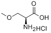 Structure of (S)-2-AMINO-3-METHOXY-PROPIONIC ACID HYDROCHLORIDE