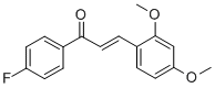 Structure of 2,4-DIMETHOXY-4-FLUOROCHALCONE, 97