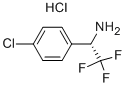 Structure of (S)-1-(4-CHLOROPHENYL)-2,2,2-TRIFLUOROETHYLAMINE HCL