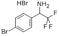 1-(4-溴苯基)-2,2,2-三氟乙胺氢溴酸结构式