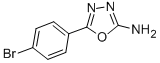 Structure of 5-(4-BROMOPHENYL)-1,3,4-OXADIAZOL-2-AMINE