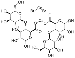 Structure of calcium bis(4-O-(beta-D-galactosyl)-]Dgluconate) - calcium bromide (1:1)