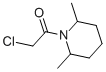 2-Chloro-1-(2,6-dimethyl-piperidin-1-yl)-ethanone结构式