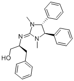 Structure of (4R,5R)-1,3-DIMETHYL-4,5-DIPHENYL-2-[(S)-1-BENZYL-2-HYDROXYETHYLIMINO]IMIDAZOLIDINE