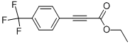 Structure of (4-TRIFLUOROMETHYL-PHENYL)-PROPYNOIC ACID ETHYL ESTER