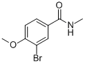 Structure of 3-bromo-4-methoxy-N-methylbenzamide