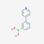 Structure of 3-(pyridin-4-yl)phenylboronic acid