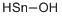 Chemical structure of tin hydroxide