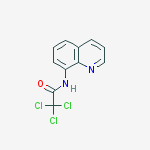 Structure of 2,2,2-trichloro-n-quinolin-8-ylacetamide
