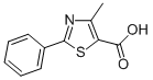 Structure of 4-METHYL-2-PHENYL-1,3-THIAZOLE-5-CARBOXYLIC ACID