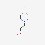 Structure of 4-Piperidinone, 1-(2-methoxyethyl)-
