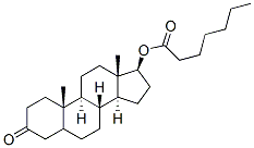 Structure of dihydrotestosterone heptanoate